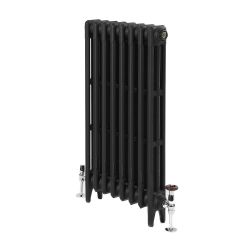 Milano Mercury - Cast Iron Radiator - 660mm Tall - Slate Black - Multiple Sizes Available