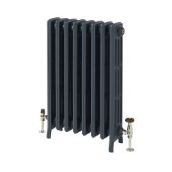 Milano Isabel - 4 Column Cast Iron Radiator - 760mm Tall - Farrow & Ball Hague Blue - Multiple Sizes Available