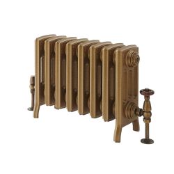 Milano Isabel - Cast Iron Radiator - 357mm Tall - Burnt Gold - Multiple Sizes Available