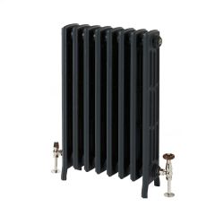 Milano Isabel - 4 Column Cast Iron Radiator - 760mm Tall - Farrow & Ball Railings Grey - Multiple Sizes Available
