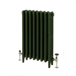 Milano Mercury - 4 Column Cast Iron Radiator - 760mm Tall - Farrow & Ball Duck Green - Multiple Sizes Available