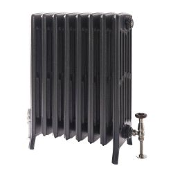 Milano Isabel - Cast Iron Radiator - 660mm Tall - Antique Silver - Multiple Sizes Available