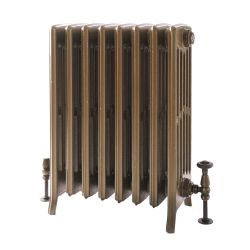 Milano Isabel - Cast Iron Radiator - 660mm Tall - Burnt Gold - Multiple Sizes Available