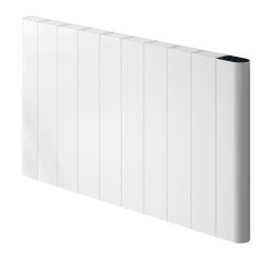 Reina Maia - Aluminium Electric Horizontal Designer Radiator - Single Panel - White