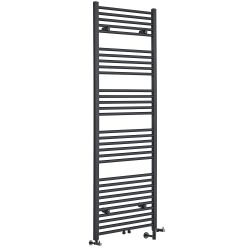 Milano Neva Dual Fuel - Anthracite Heated Towel Rail - Choice of Size
