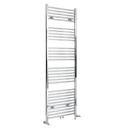 Milano Neva Dual Fuel - Chrome Heated Towel Rail - Choice of Size