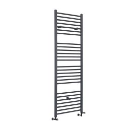 Milano Artle - Anthracite Dual Fuel Straight Heated Towel Rail 1800mm x 400mm