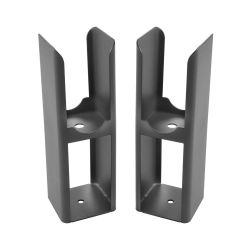 Milano - Anthracite Floor-Mounting Feet for Alpha Flat Panel Designer Radiators