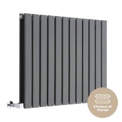 Milano Alpha - Flat Panel Horizontal Designer Radiator - All Colours