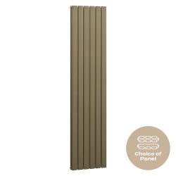 Milano Alpha - Flat Panel Vertical Designer Radiator - Metallic Custom Colours