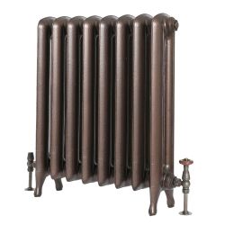 Milano Tamara - Oval Column Cast Iron Radiator - 760mm Tall - Antique Copper - Multiple Sizes Available