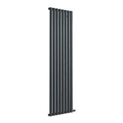 ECOSO Aruba Ardus - Anthracite Dry Heat 1200W Vertical Electric Designer Radiator - 1784mm x 472mm - Choice of Wi-Fi Thermostat