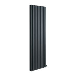 ECOSO Aruba Ardus - Anthracite Dry Heat 3000W Vertical Electric Designer Radiator - 1784mm x 590mm (Double Panel) - Choice of Wi-Fi Thermostat