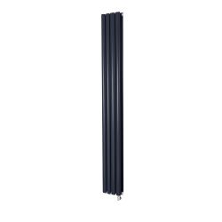 Milano x ECOSO Aruba - Electric Regal Blue Vertical Designer Radiator - Choice of Size and Wi-Fi Thermostat