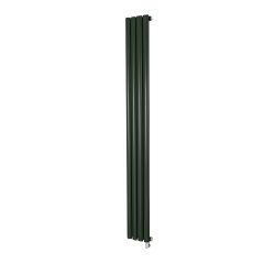 Milano x ECOSO Aruba - Electric Evergreen Vertical Designer Radiator - Choice of Size and Wi-Fi Thermostat