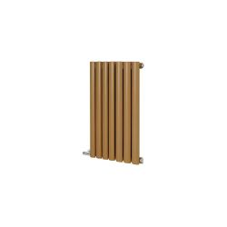 Milano x ECOSO Aruba Electric - Autumn Yellow Horizontal Designer Radiator - 635mm Tall - Choice of Size, Thermostat and Cable Cover