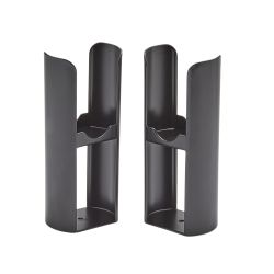 Milano Aruba - Modern Floor-Mounting Radiator Feet - Black
