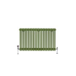 Milano Windsor - Traditional Horizontal Column Radiator - 3 Column - Green Custom Colours