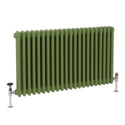 Milano Windsor - Horizontal Traditional Column Radiator - Triple Column - Choice of Green Finishes and Sizes