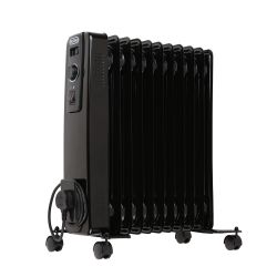 ECOSO Lio - Modern Electric Portable Oil Filled Radiator - Choice of Wattage and Finish