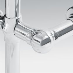 Milano - Traditional Chrome Heating Element Cable Masking Cover