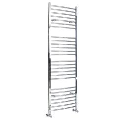 Milano - Curved Heated Towel Rail - Choice of Finish and Size