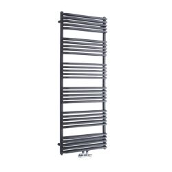 Milano Bow - D-Bar Heated Towel Rail - Choice of Size and Finish