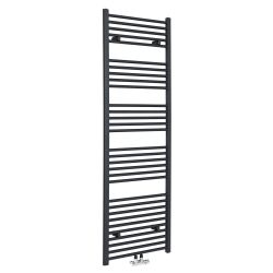 Milano Neva - Anthracite Central Connection Heated Towel Rail - Choice of Size