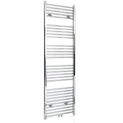 Milano x ECOSO Neva - Electric Chrome Heated Towel Rail - Choice of Size and Heating Element