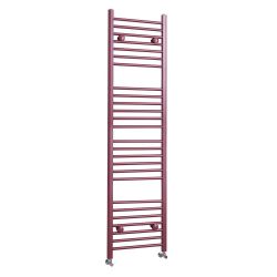 Milano Ive - Coloured Straight Heated Towel Rail - Choice of Size & Finish