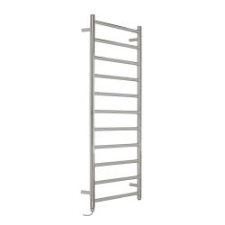 Milano Esk - Electric Stainless Steel Chrome Flat Heated Towel Rail - Choice of Size
