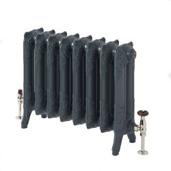 Milano Beatrix - 2 Column Cast Iron Radiator - 510mm Tall - Farrow & Ball Hague Blue - Multiple Sizes Available