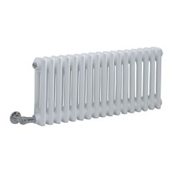 Milano Windsor - White Traditional Horizontal Electric Double Column Radiator - 300mm x 785mm - Choice of Wi-Fi Thermostat