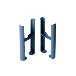 Milano Windsor - Traditional 3 Column Radiator Feet - Choice of Blue Finishes