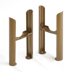 Milano Windsor - Traditional 3 Column Windsor Radiator Feet – Metallic Bronze