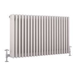 Milano Windsor - White Traditional Horizontal Four Column Radiator - Choice of Size