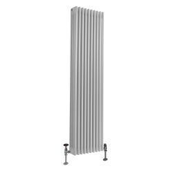 Milano Windsor - White Traditional 1800mm Vertical Four Column Radiator - Choice of Size