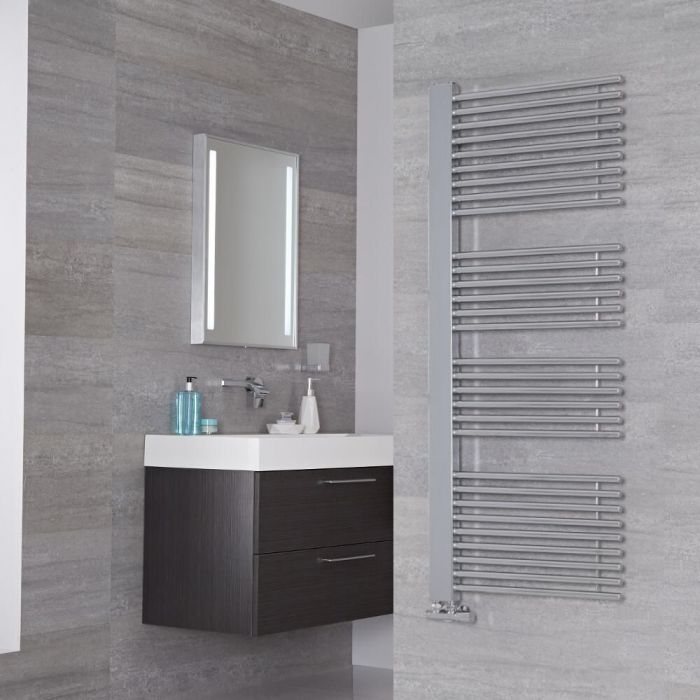 Lazzarini Way - Grando - Chrome Designer Heated Towel Rail - 1600mm x 600mm