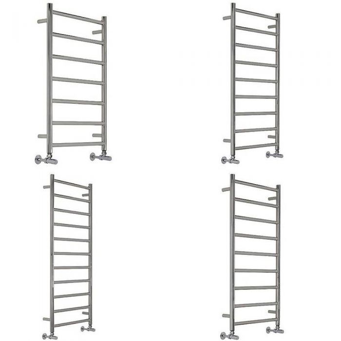 Milano Esk - Stainless Steel Flat Heated Towel Rail - Various Sizes