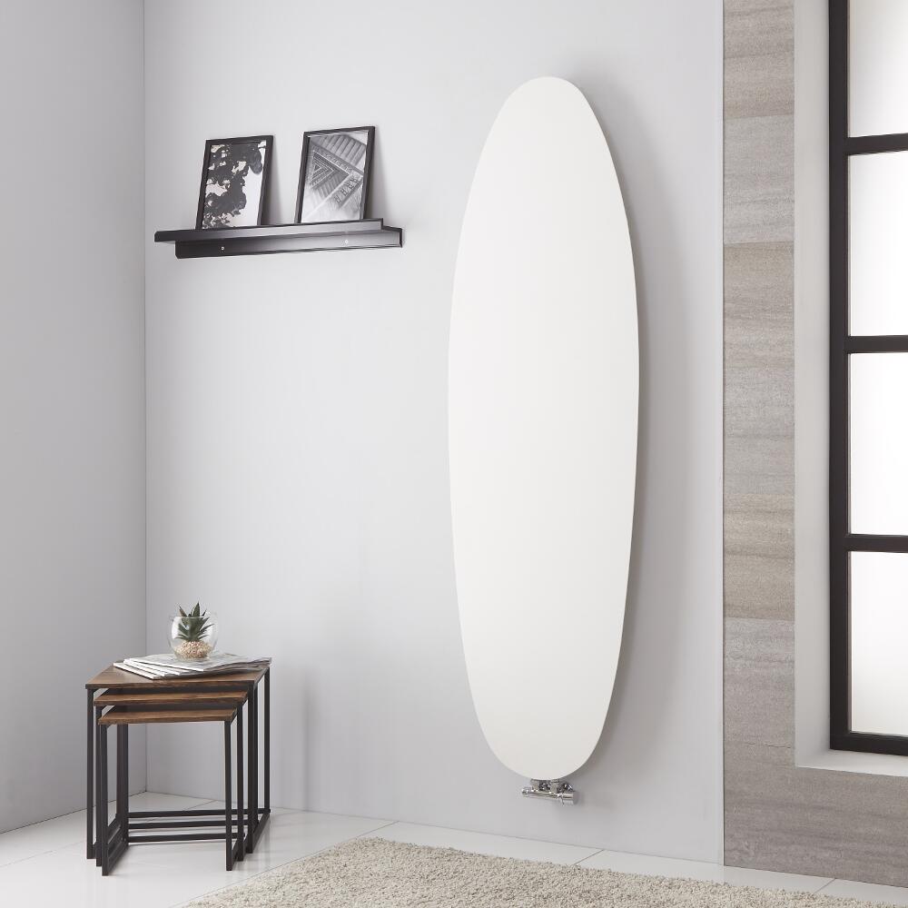 Lazzarini Way - Tavolara - Mineral White Vertical Designer Radiator - 1728mm x 535mm