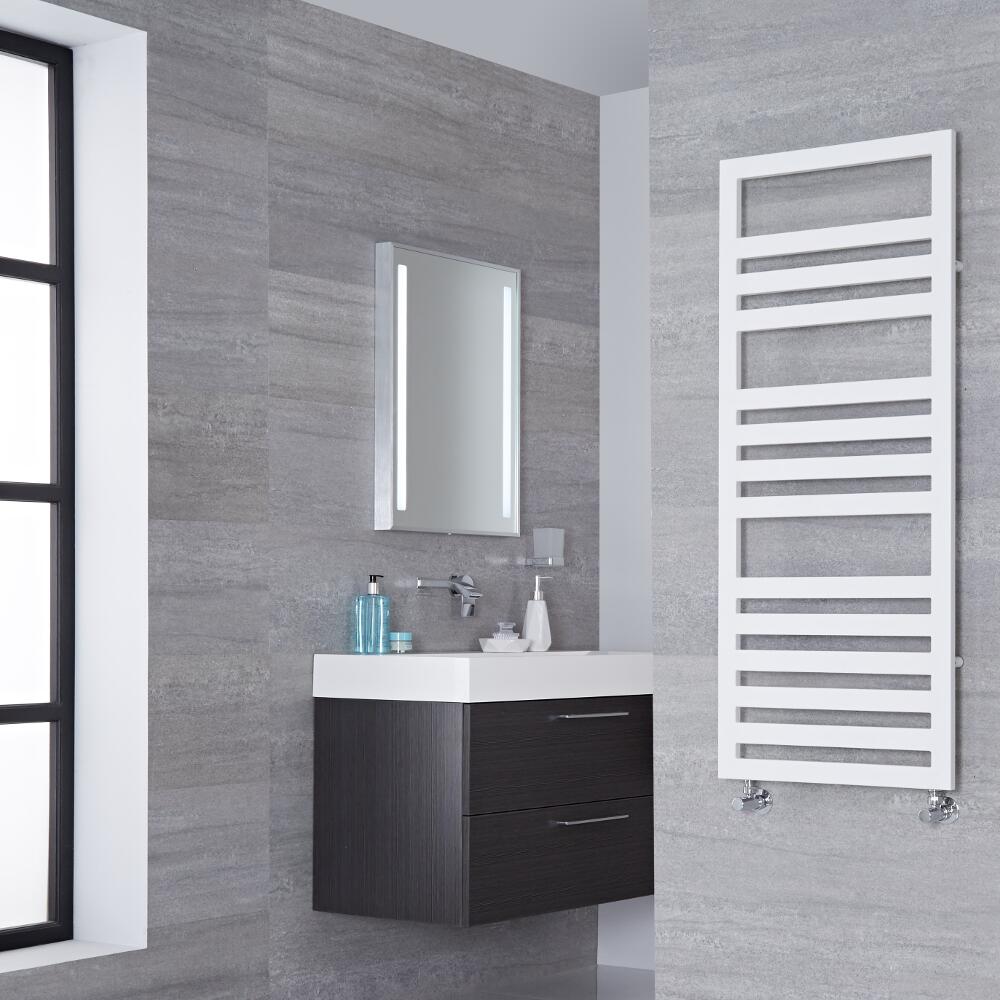 Lazzarini Way - Urbino - White Designer Heated Towel Rail - 1200mm x 500mm