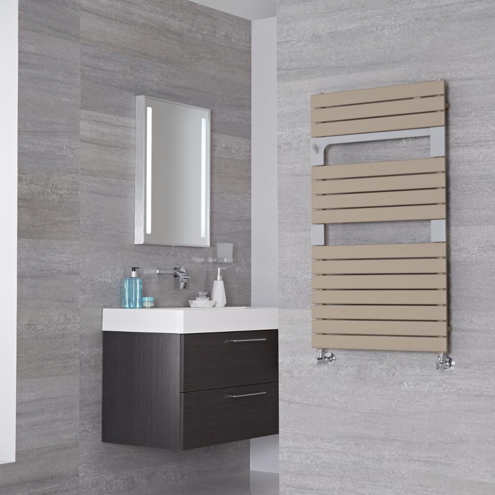 Lazzarini Way - Torino - Mineral Quartz Designer Heated Towel Rail - 952mm x 550mm