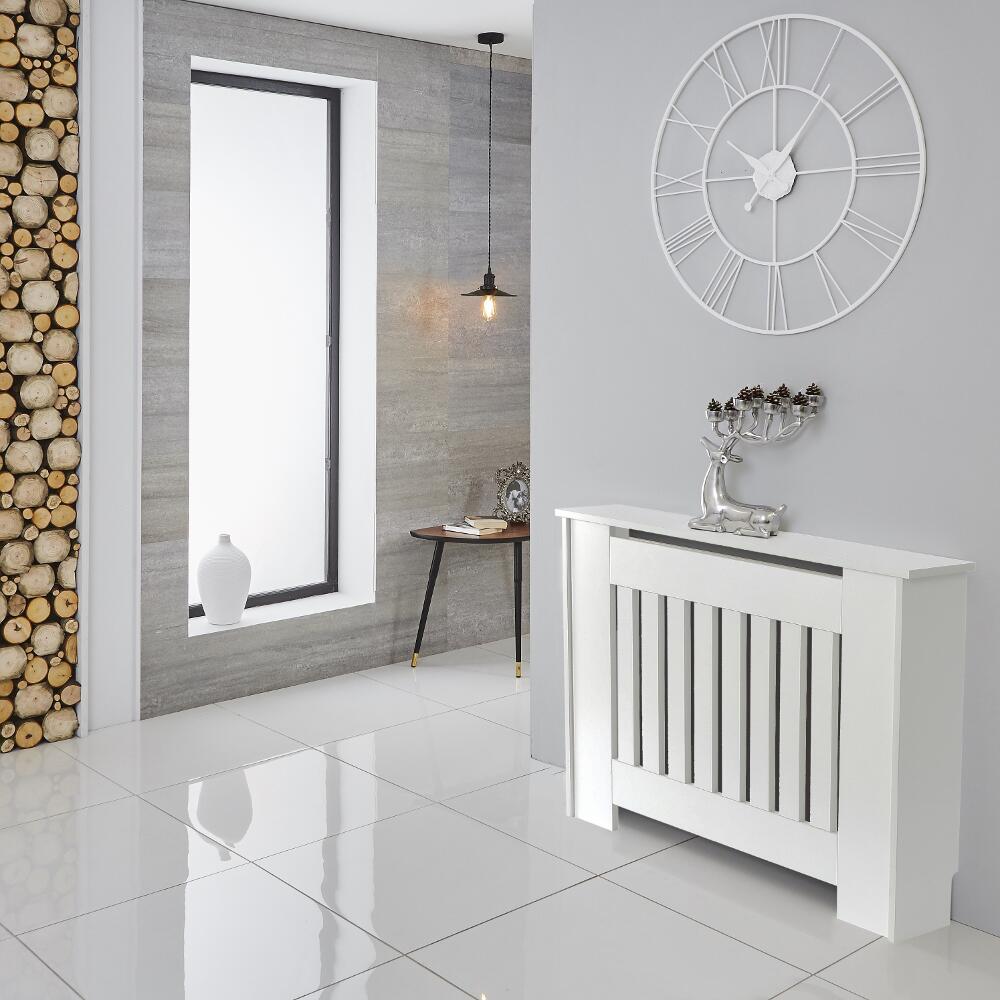 Milano Ealing - White Radiator Cabinet - 820mm x 1110mm