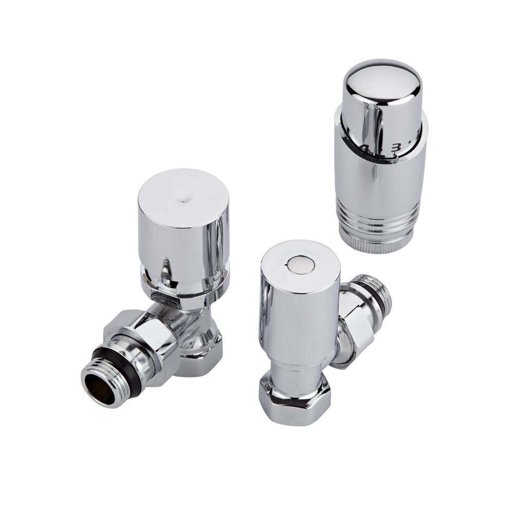 Milano - Chrome 1/2'' Female Thread Valve with Chrome TRV