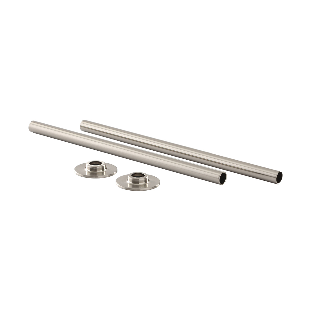 Milano – Cast Iron Radiator Pipe and Blanking Plug Set - Satin