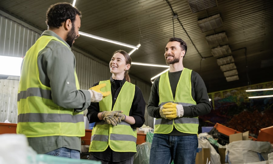 A padlock between mobile phones highlighting BestHeating’s commitment to safe transactions.